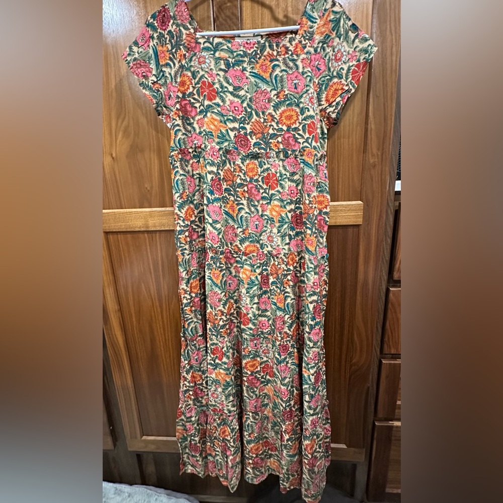 NATURAL LIFE Colorful Floral Maxi Dress - Picture 2 of 5